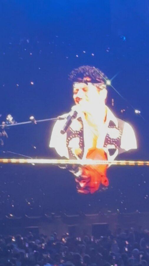Bruno Mars performing live at Gillette Stadium in Foxborough, MA, photographed by Julez