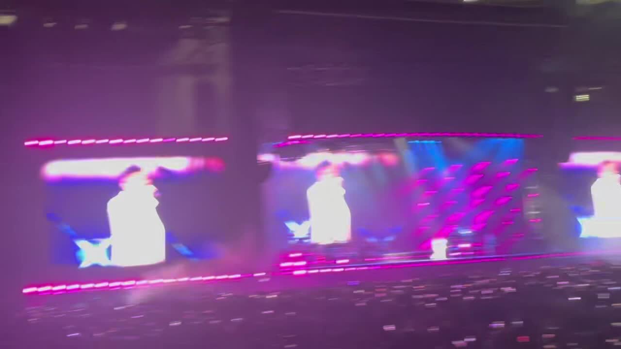 Bruno Mars performing live at Gillette Stadium in Foxborough, MA, photographed by Julez