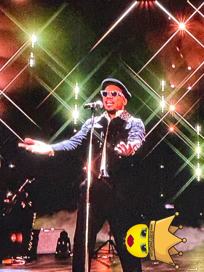 Bruno Mars performing live at Gillette Stadium in Foxborough, MA, photographed by Julez