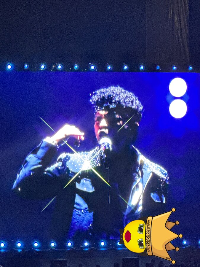 Bruno Mars performing live at Gillette Stadium in Foxborough, MA, photographed by Julez
