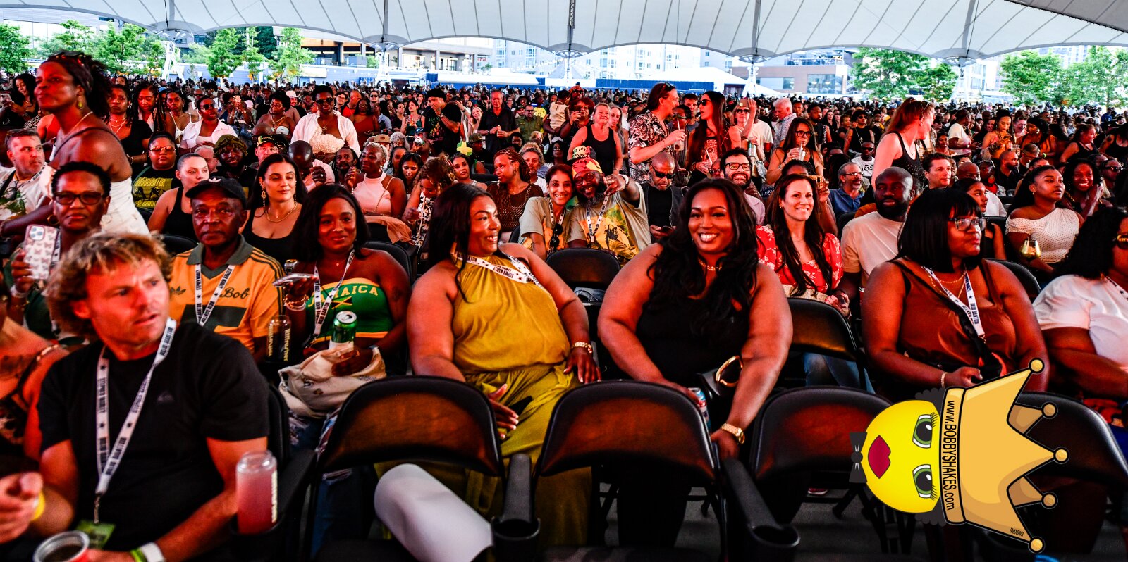 Buju Banton, Stephen Marley & Gramps Morgan performing live at Leader Bank Pavilion in Boston, MA, photographed by Bobby Shakes