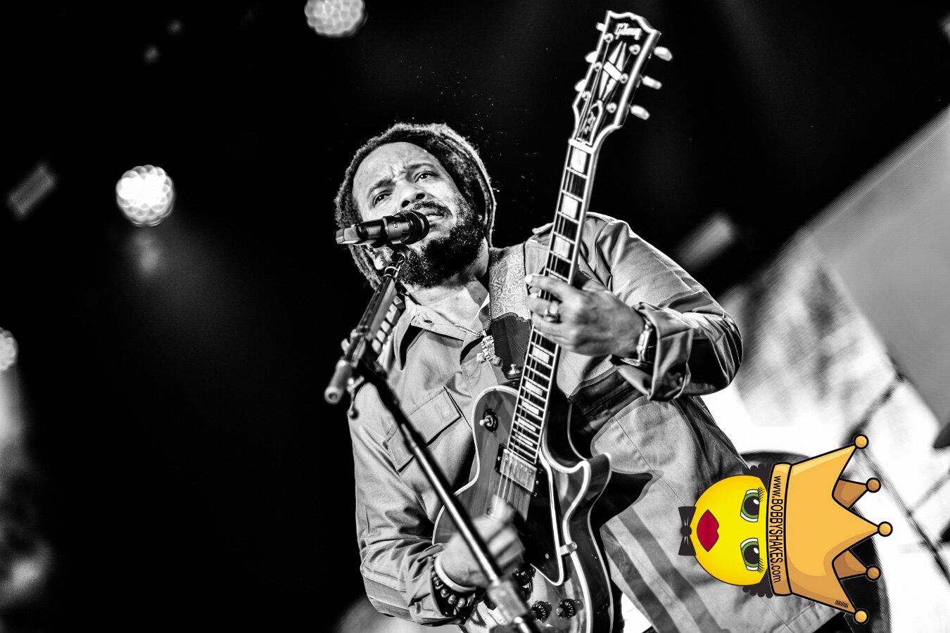 Buju Banton, Stephen Marley & Gramps Morgan performing live at Leader Bank Pavilion in Boston, MA, photographed by Bobby Shakes