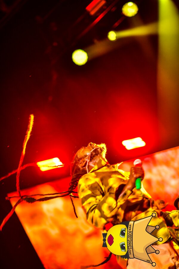 Buju Banton, Stephen Marley & Gramps Morgan performing live at Leader Bank Pavilion in Boston, MA, photographed by Bobby Shakes