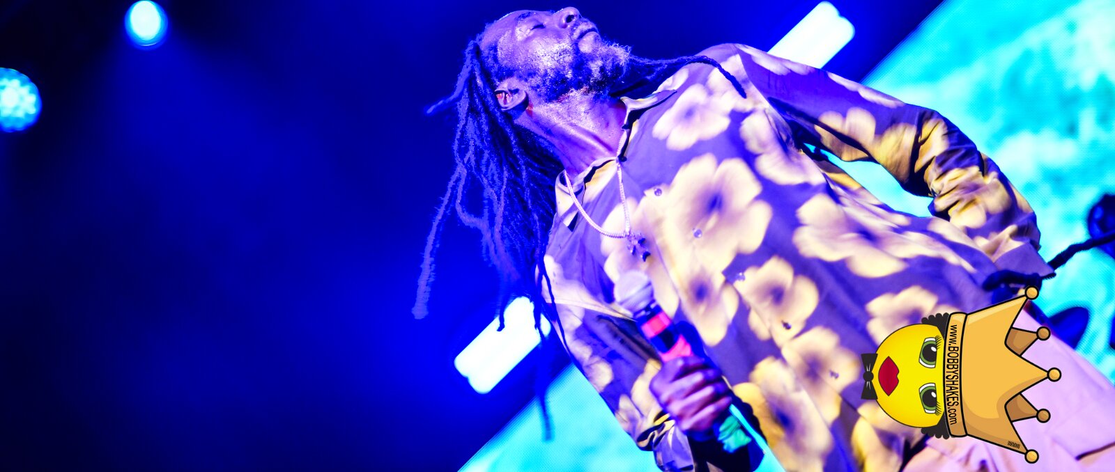 Buju Banton, Stephen Marley & Gramps Morgan performing live at Leader Bank Pavilion in Boston, MA, photographed by Bobby Shakes
