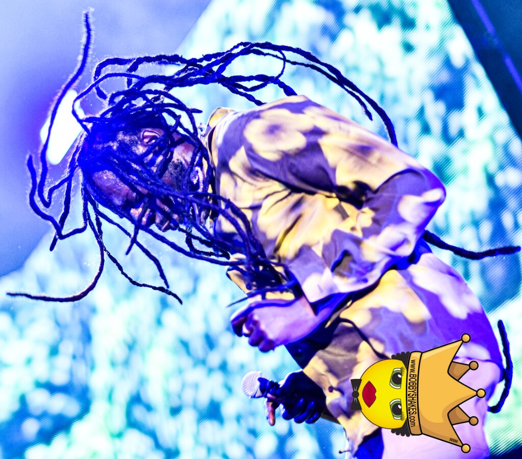 Buju Banton, Stephen Marley & Gramps Morgan performing live at Leader Bank Pavilion in Boston, MA, photographed by Bobby Shakes