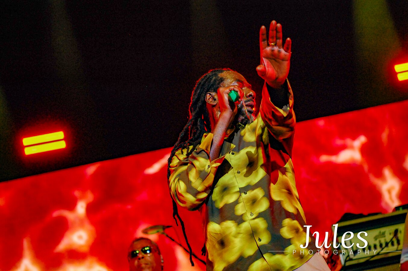Buju Banton, Stephen Marley & Gramps Morgan performing live at Leader Bank Pavilion in Boston, MA, photographed by Bobby Shakes