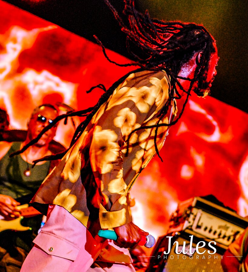Buju Banton, Stephen Marley & Gramps Morgan performing live at Leader Bank Pavilion in Boston, MA, photographed by Bobby Shakes