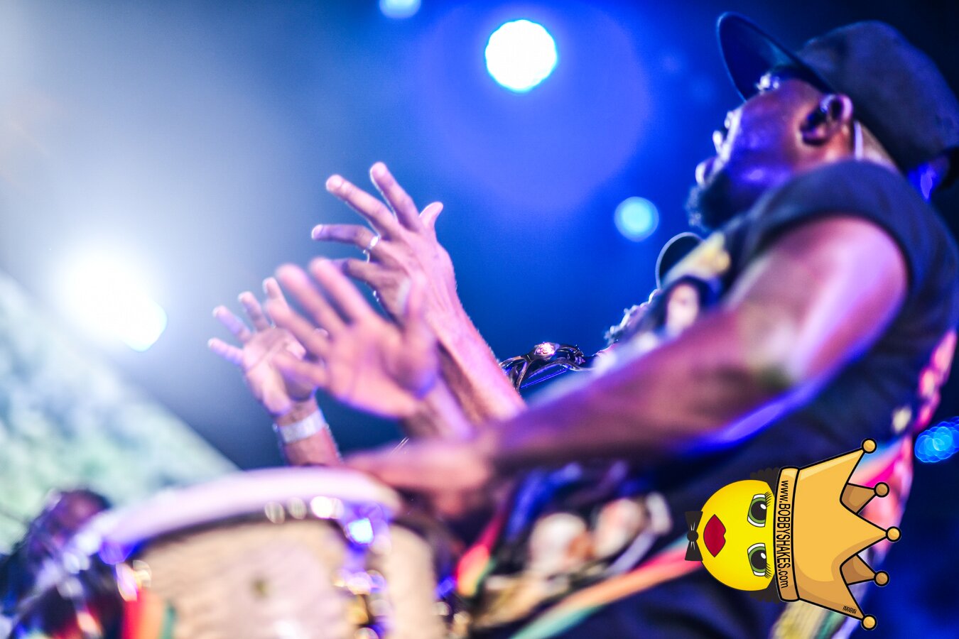 Buju Banton, Stephen Marley & Gramps Morgan performing live at Leader Bank Pavilion in Boston, MA, photographed by Bobby Shakes