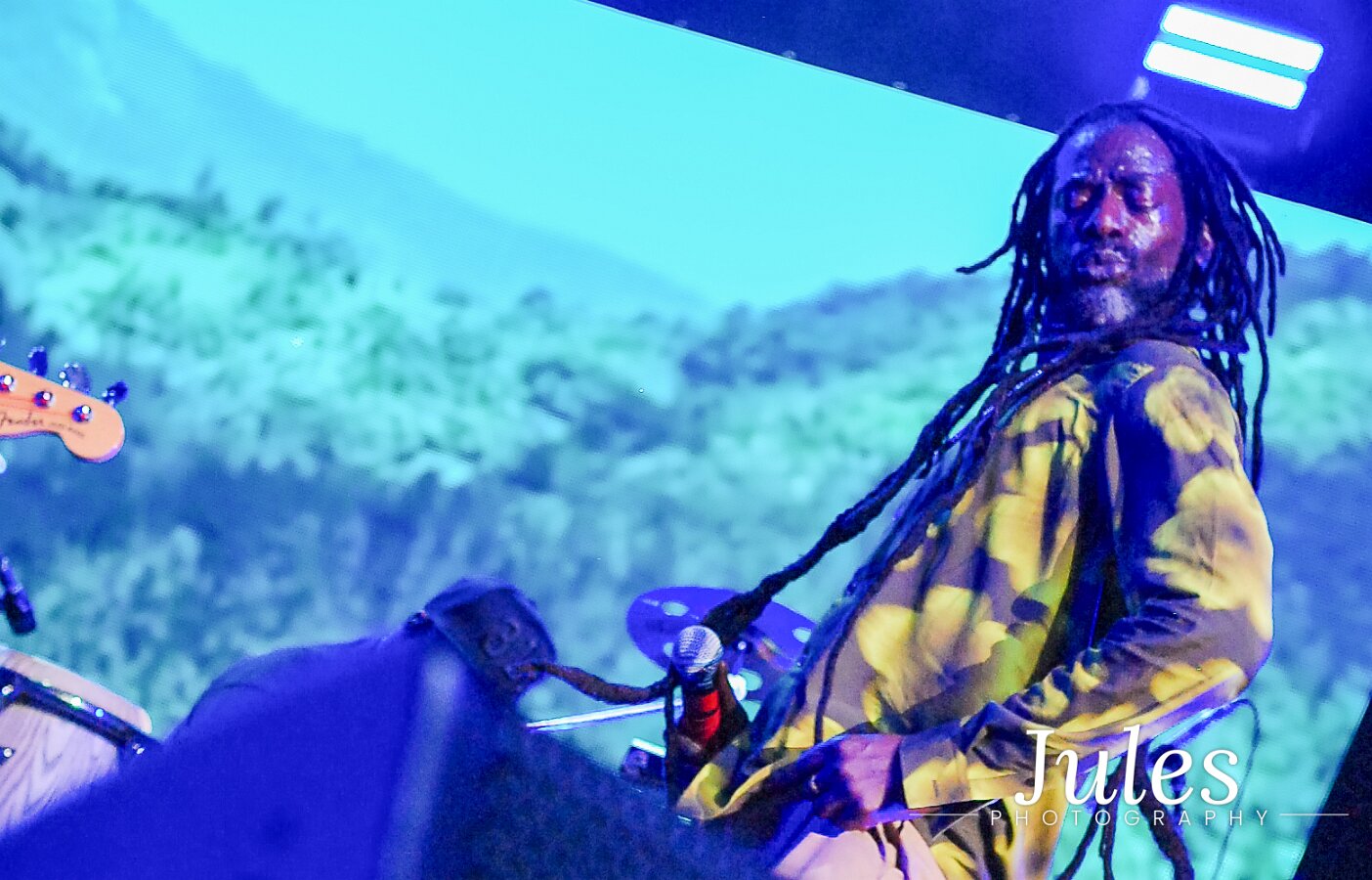 Buju Banton, Stephen Marley & Gramps Morgan performing live at Leader Bank Pavilion in Boston, MA, photographed by Bobby Shakes