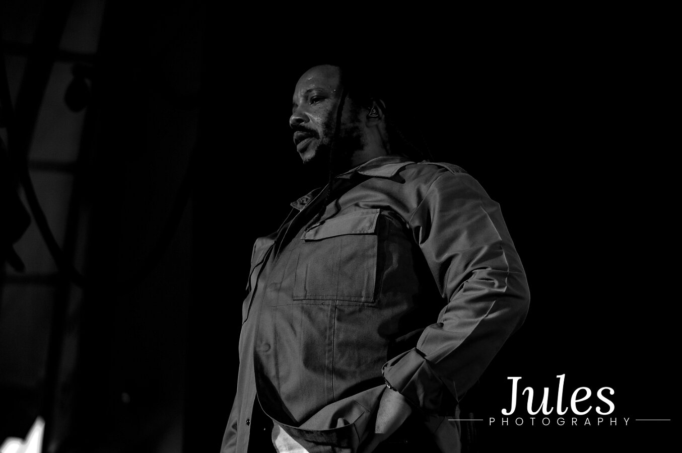 Buju Banton, Stephen Marley & Gramps Morgan performing live at Leader Bank Pavilion in Boston, MA, photographed by Bobby Shakes