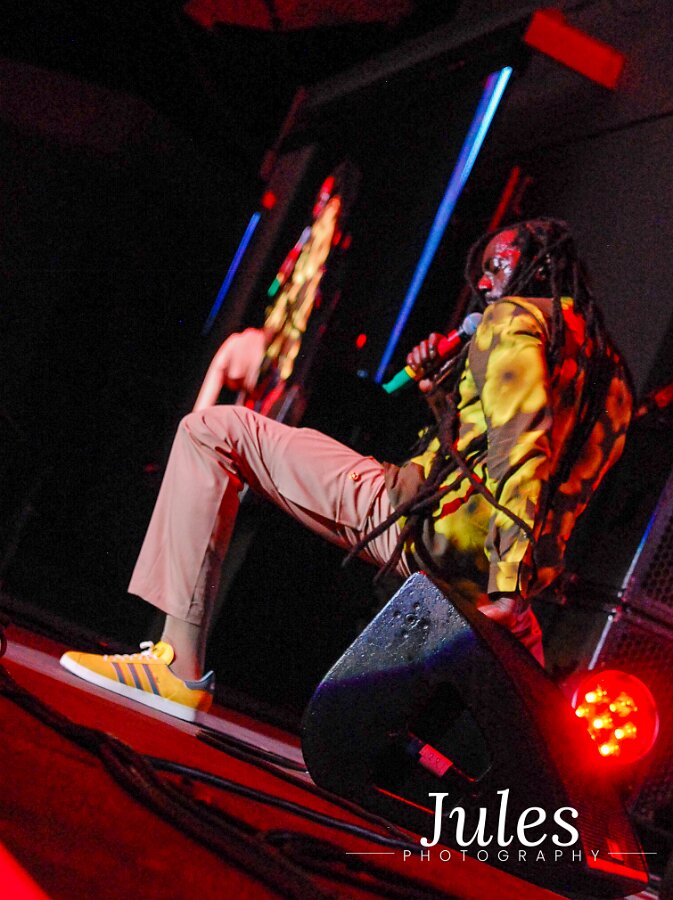 Buju Banton, Stephen Marley & Gramps Morgan performing live at Leader Bank Pavilion in Boston, MA, photographed by Bobby Shakes
