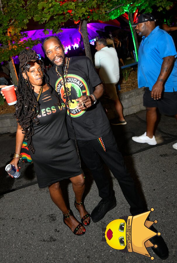 Buju Banton, Stephen Marley & Gramps Morgan performing live at Leader Bank Pavilion in Boston, MA, photographed by Bobby Shakes