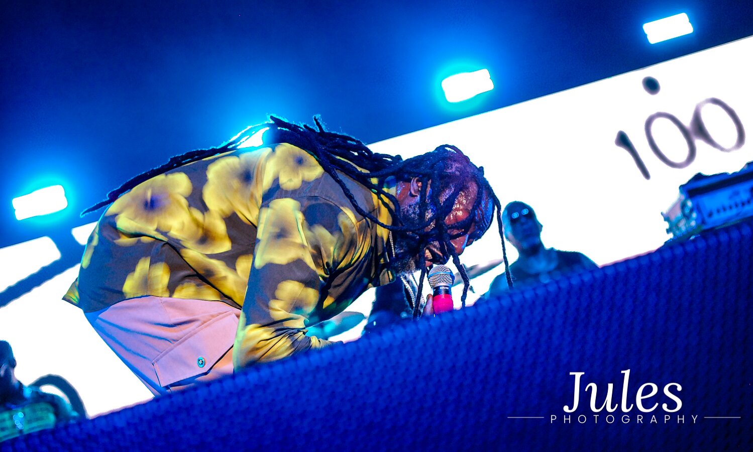 Buju Banton, Stephen Marley & Gramps Morgan performing live at Leader Bank Pavilion in Boston, MA, photographed by Bobby Shakes