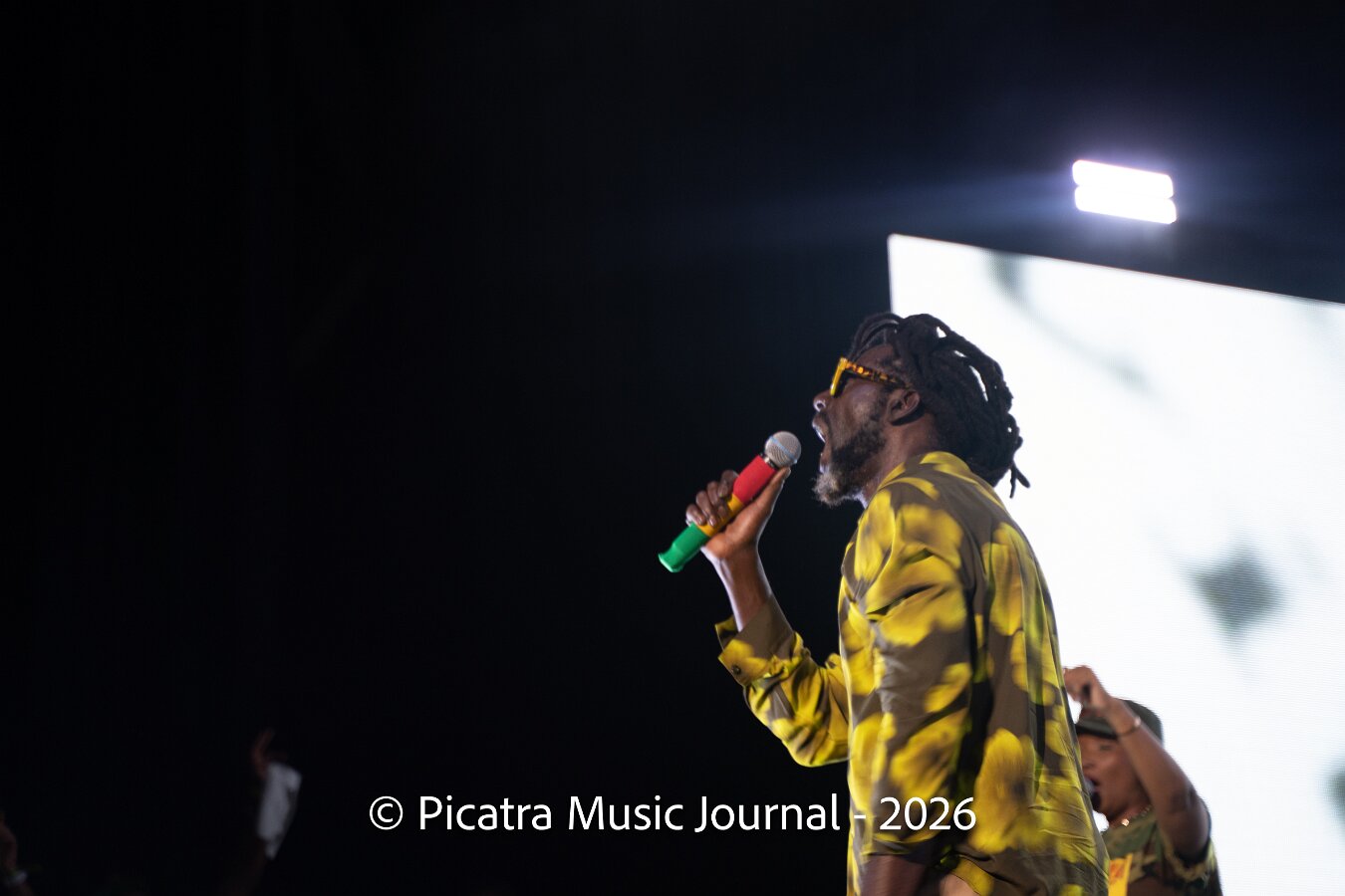 Buju Banton, Stephen Marley & Gramps Morgan performing live at Leader Bank Pavilion in Boston, MA, photographed by Bobby Shakes