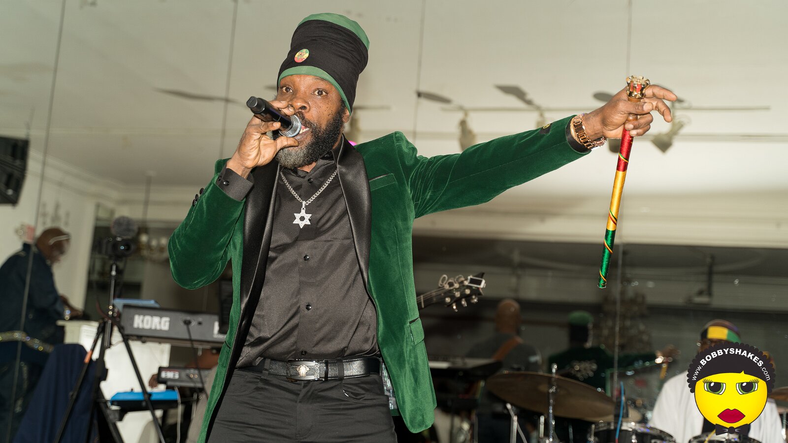 Bushman performing live at New York in New York, NY, photographed by Anil Batra, Picatra Music Journal