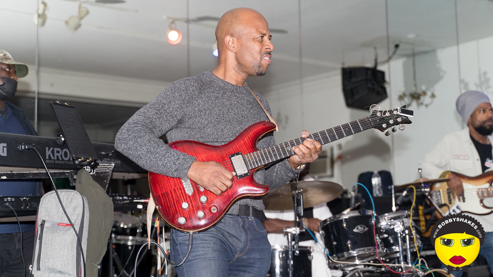 Bushman performing live at New York in New York, NY, photographed by Anil Batra, Picatra Music Journal