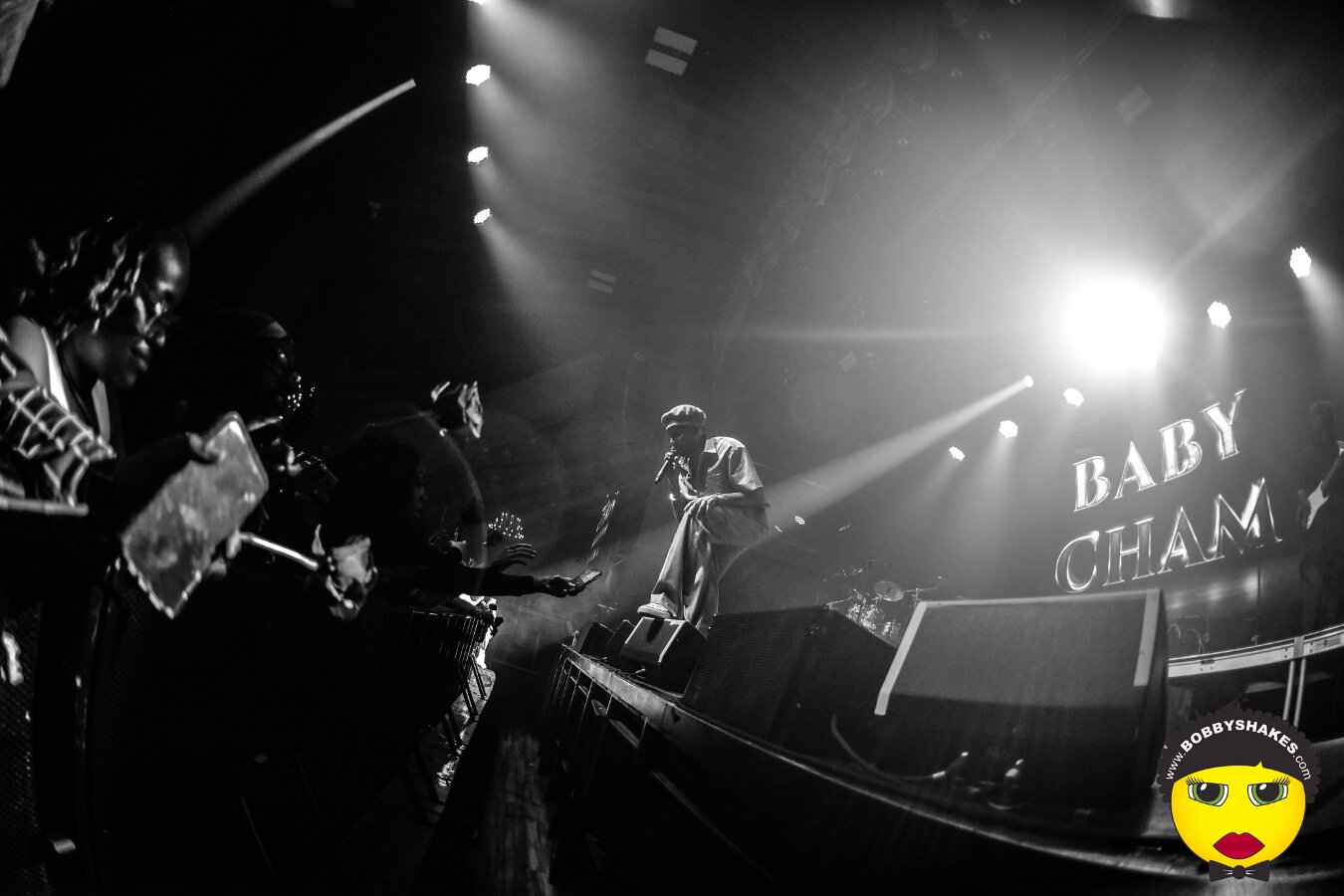 Baby Cham performing live at Big Night Live in Boston, MA, photographed by Bobby Shakes