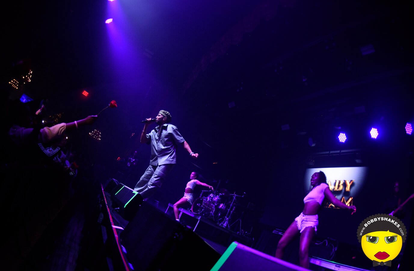 Baby Cham performing live at Big Night Live in Boston, MA, photographed by Bobby Shakes