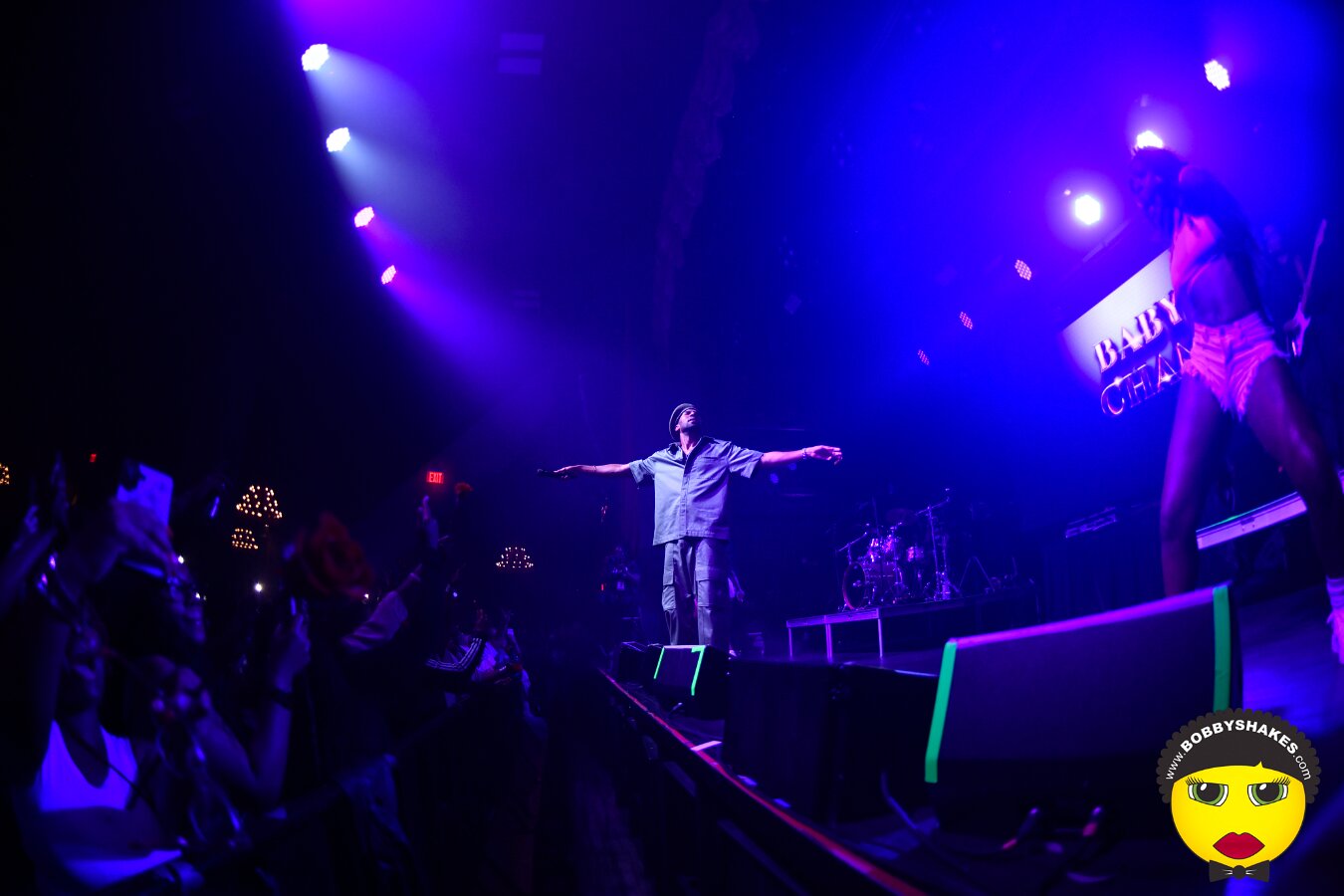 Baby Cham performing live at Big Night Live in Boston, MA, photographed by Bobby Shakes