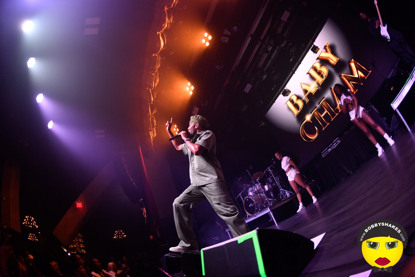 Baby Cham performing live at Big Night Live in Boston, MA, photographed by Bobby Shakes