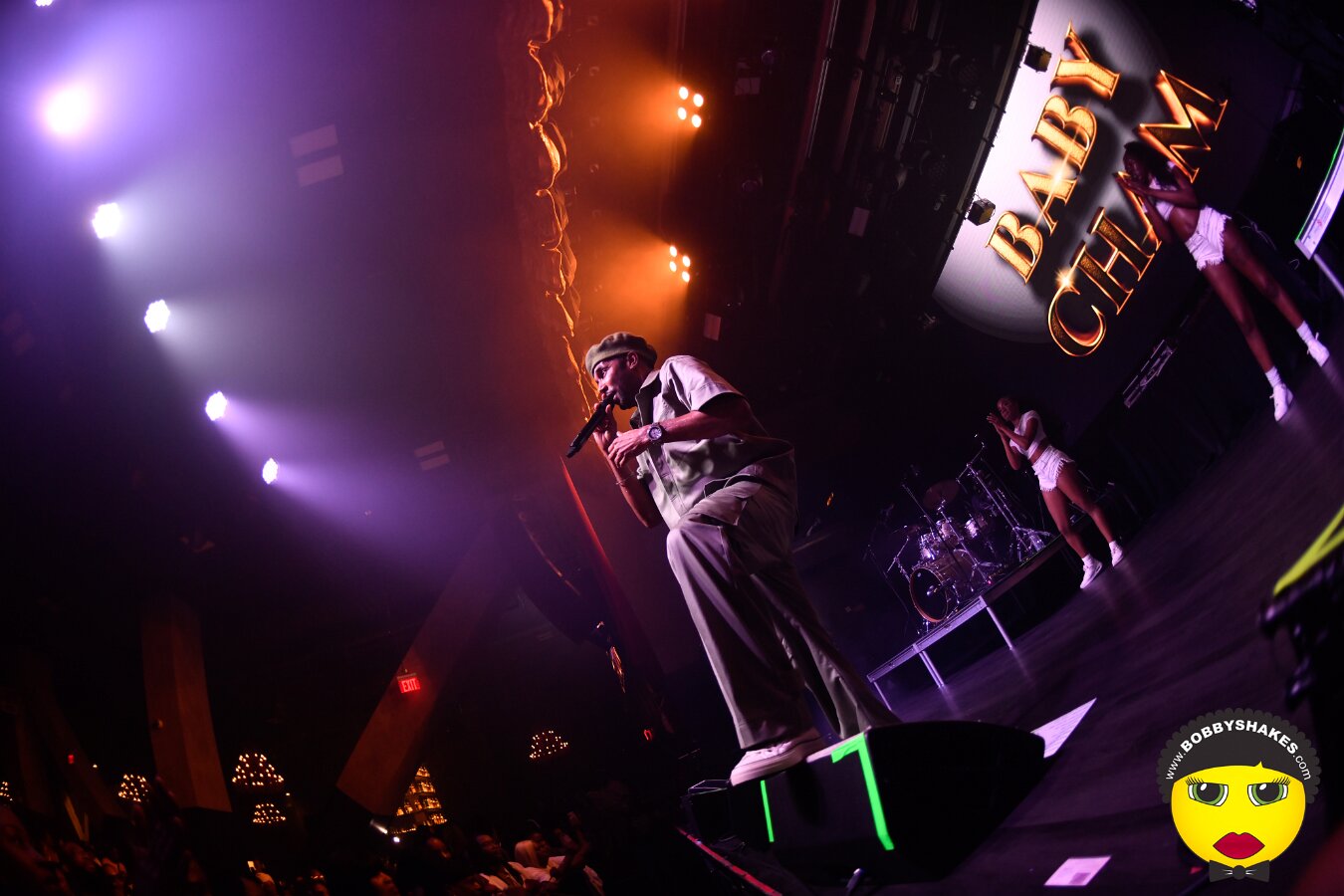 Baby Cham performing live at Big Night Live in Boston, MA, photographed by Bobby Shakes