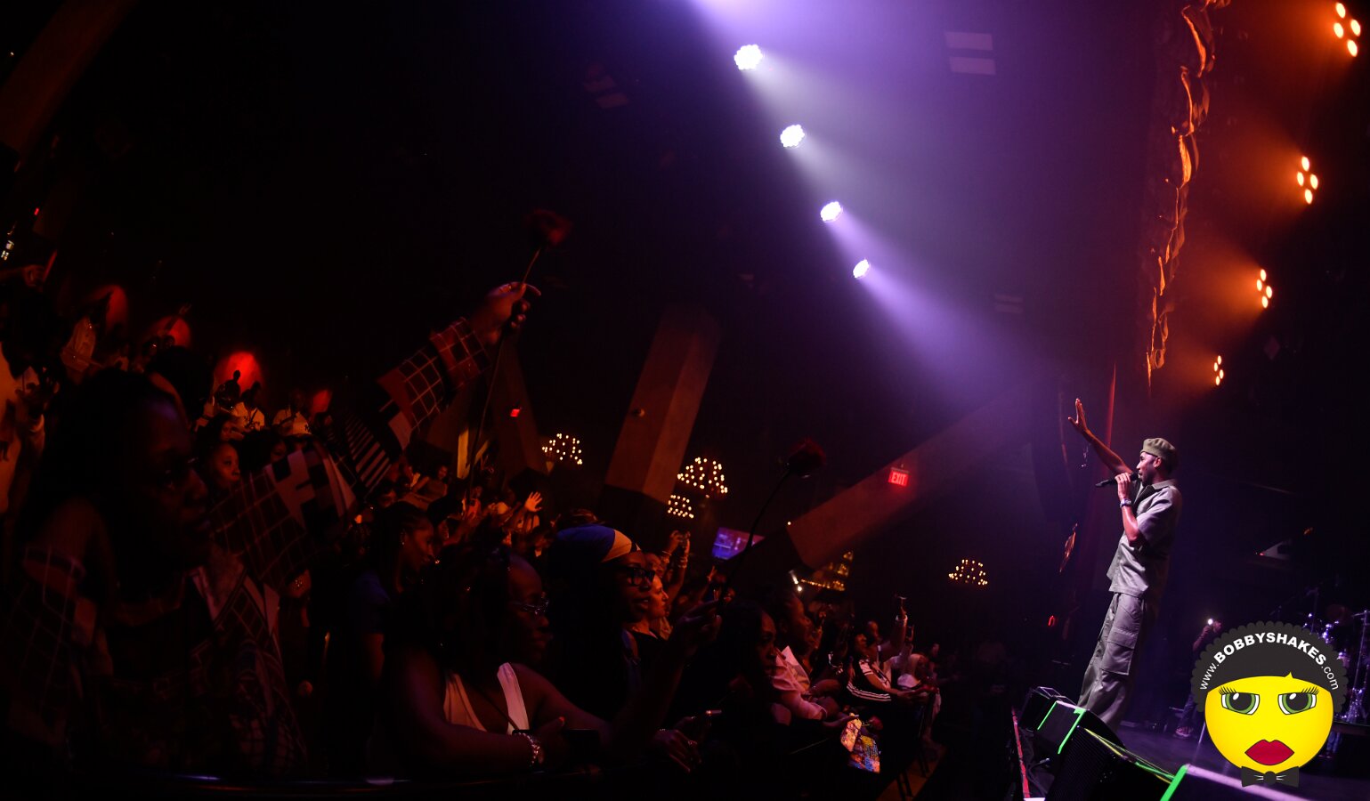 Baby Cham performing live at Big Night Live in Boston, MA, photographed by Bobby Shakes