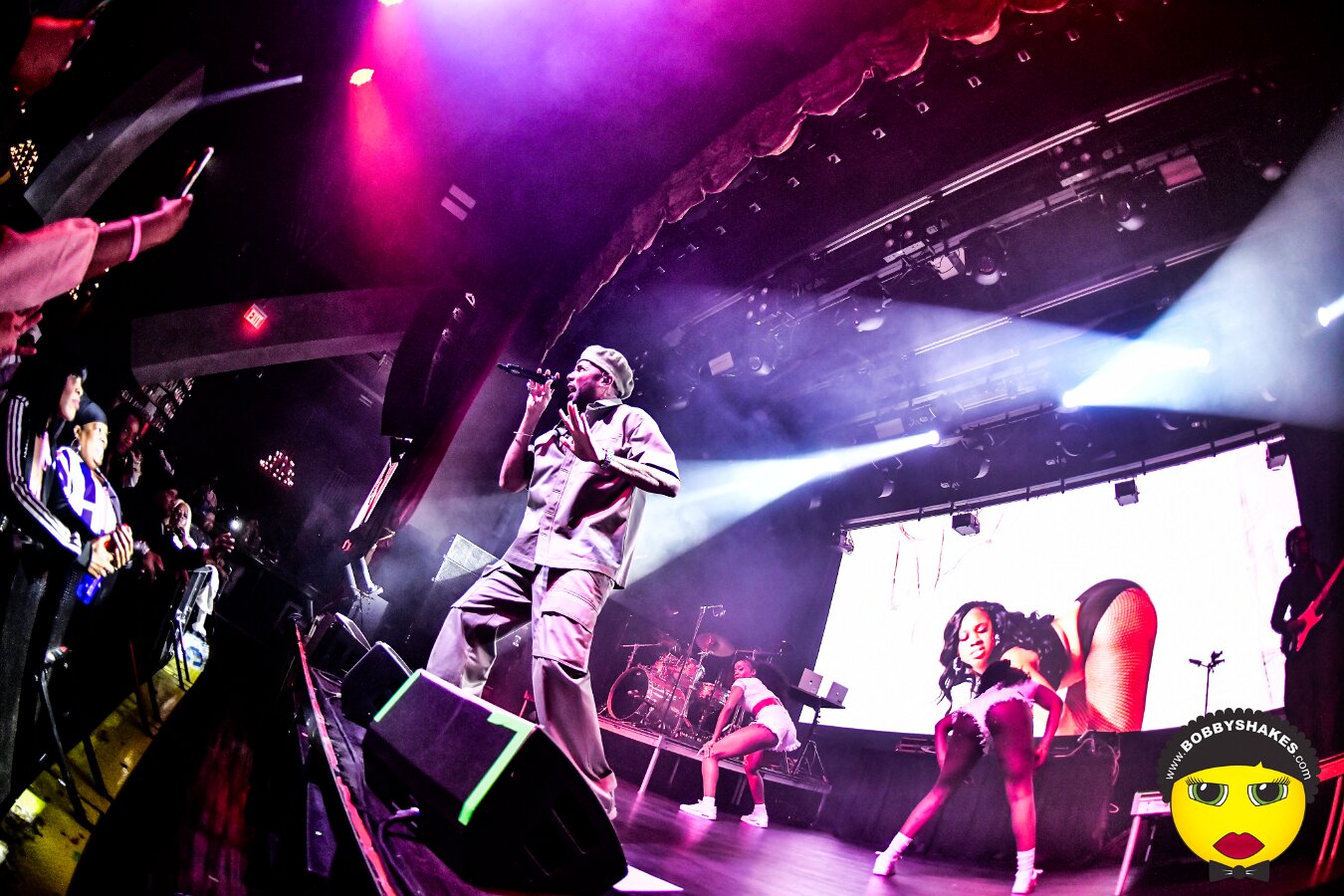 Baby Cham performing live at Big Night Live in Boston, MA, photographed by Bobby Shakes