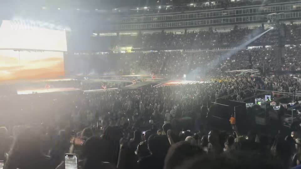 Chris Brown performing live at Gillette Stadium in Foxborough, MA, photographed by Julez