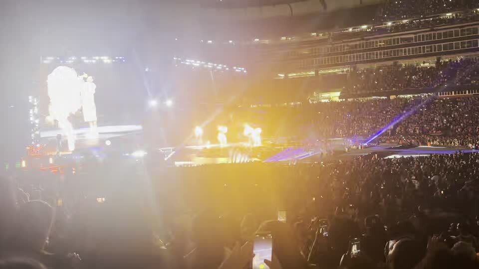 Chris Brown performing live at Gillette Stadium in Foxborough, MA, photographed by Julez