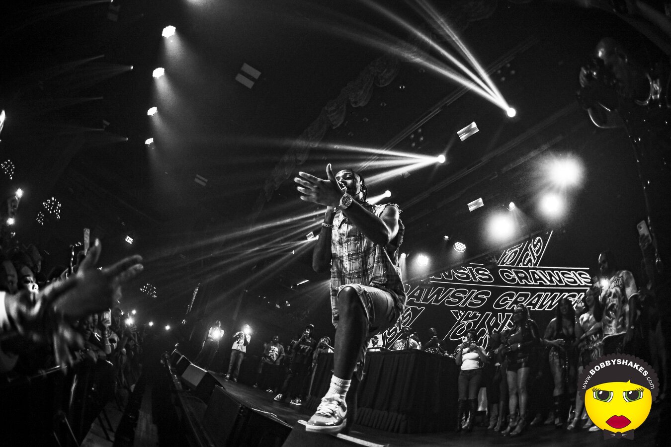 Ding Dong performing live at Big Night Live in Boston, MA, photographed by Bobby Shakes