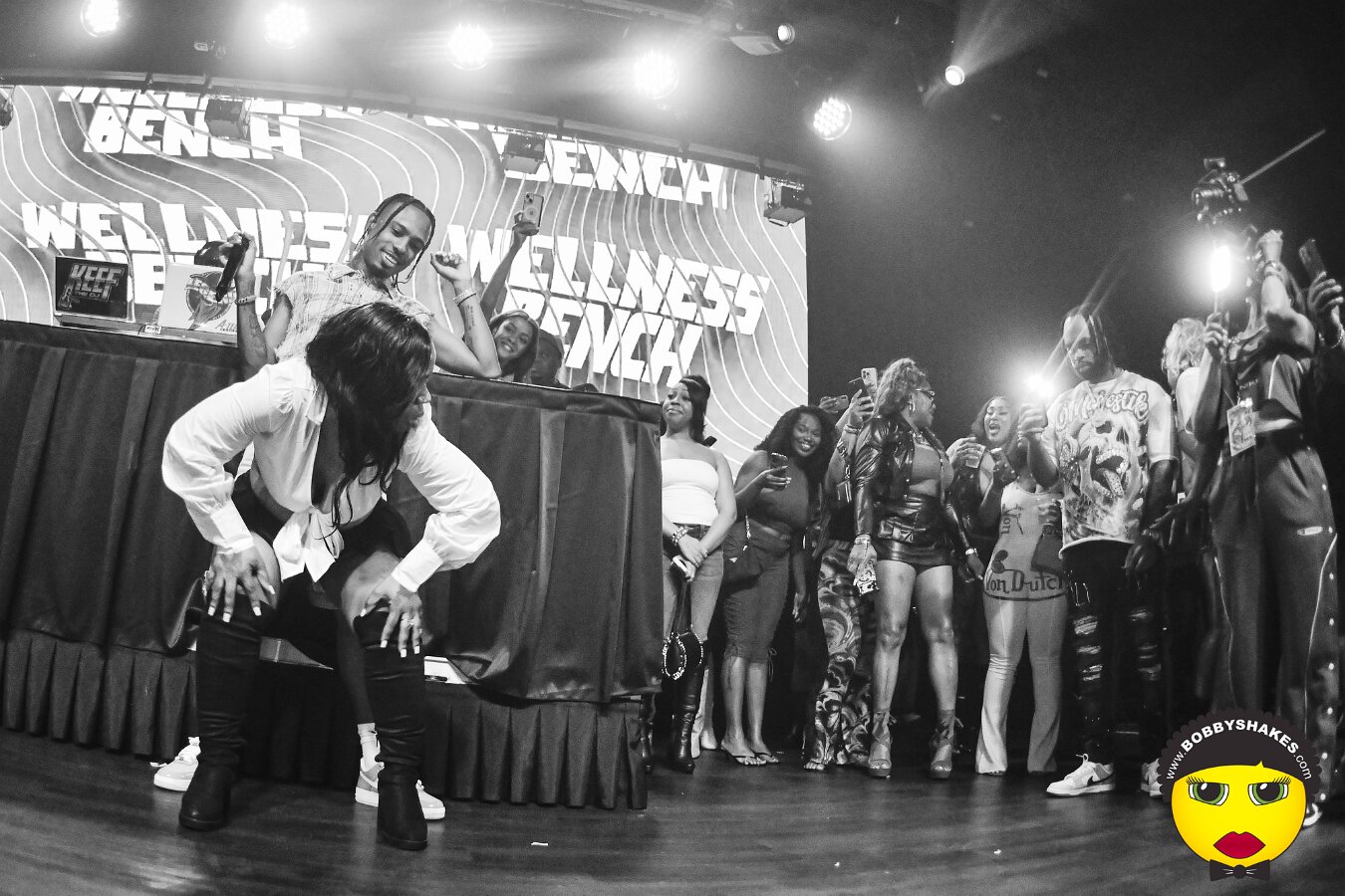 Ding Dong performing live at Big Night Live in Boston, MA, photographed by Bobby Shakes