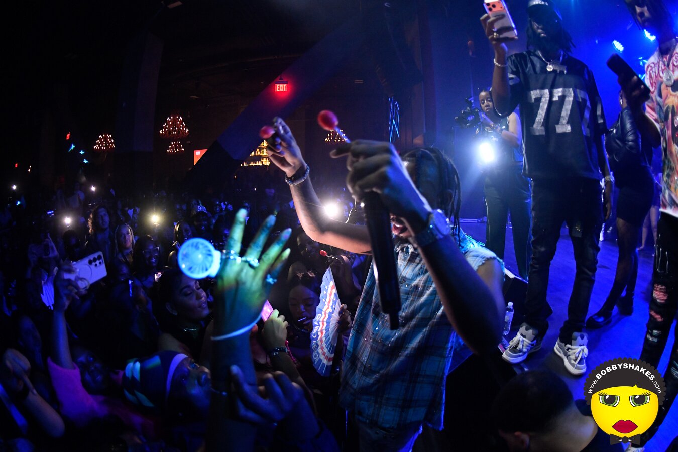 Ding Dong performing live at Big Night Live in Boston, MA, photographed by Bobby Shakes