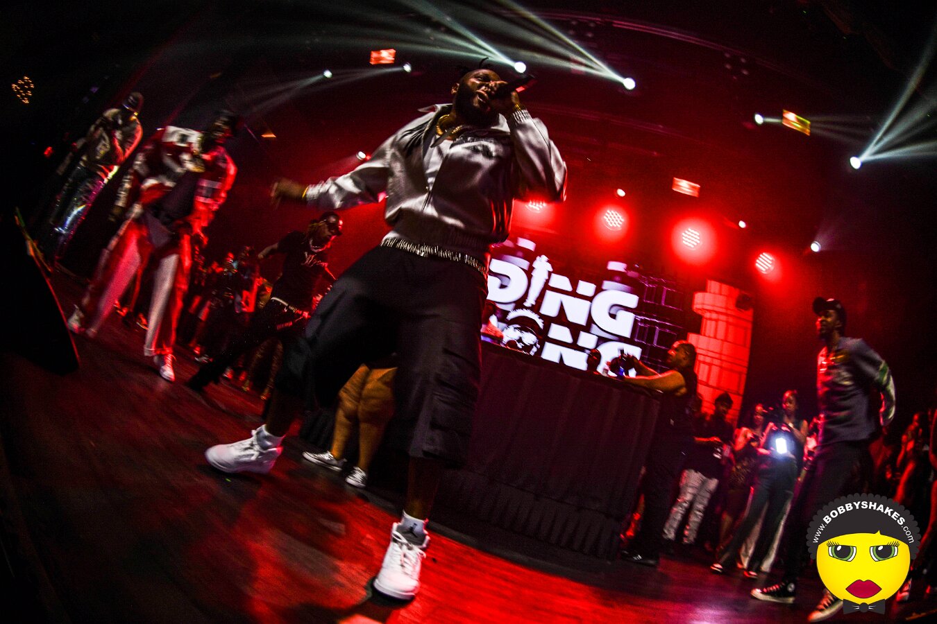 Ding Dong performing live at Big Night Live in Boston, MA, photographed by Bobby Shakes