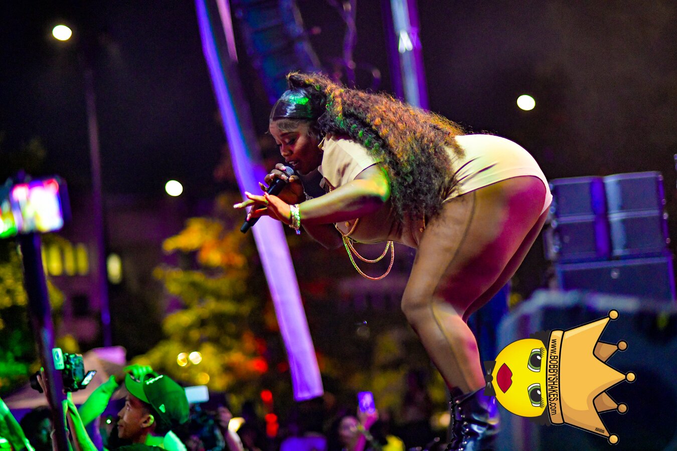 Machel Montano & Lady Lava performing live at Boston City Hall Plaza in Boston, MA, photographed by Bobby Shakes
