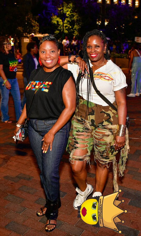 Machel Montano & Lady Lava performing live at Boston City Hall Plaza in Boston, MA, photographed by Bobby Shakes
