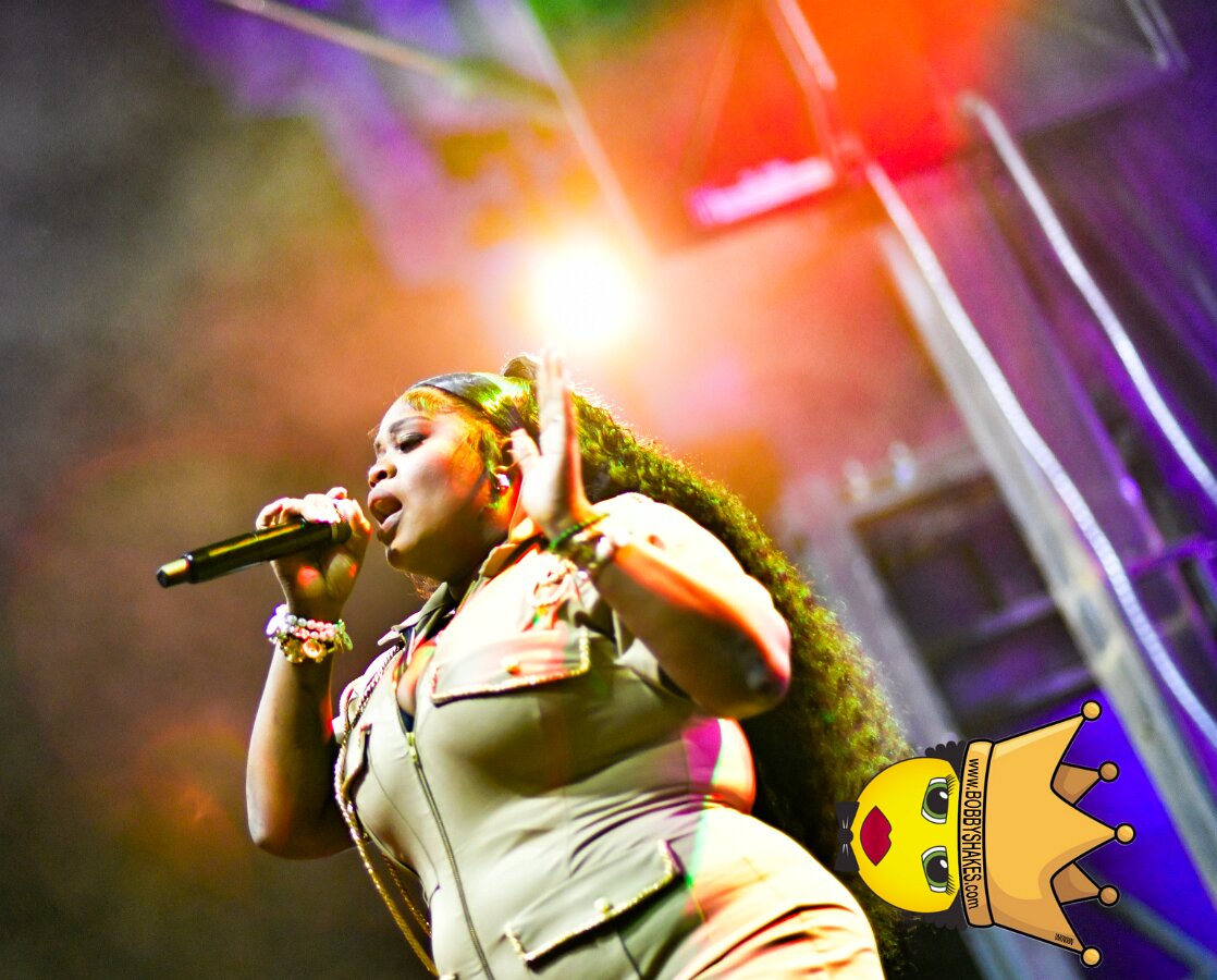 Machel Montano & Lady Lava performing live at Boston City Hall Plaza in Boston, MA, photographed by Bobby Shakes