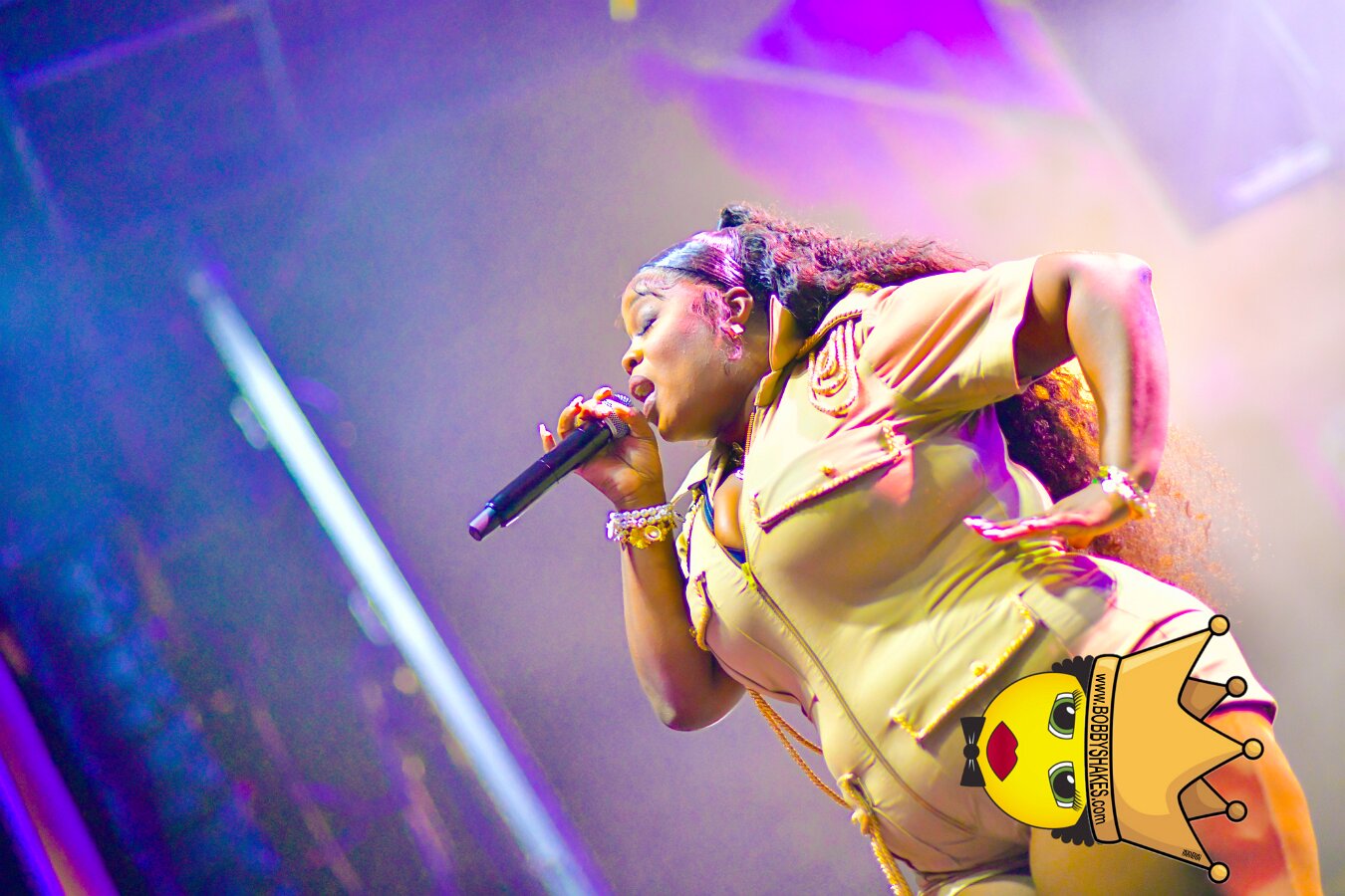 Machel Montano & Lady Lava performing live at Boston City Hall Plaza in Boston, MA, photographed by Bobby Shakes