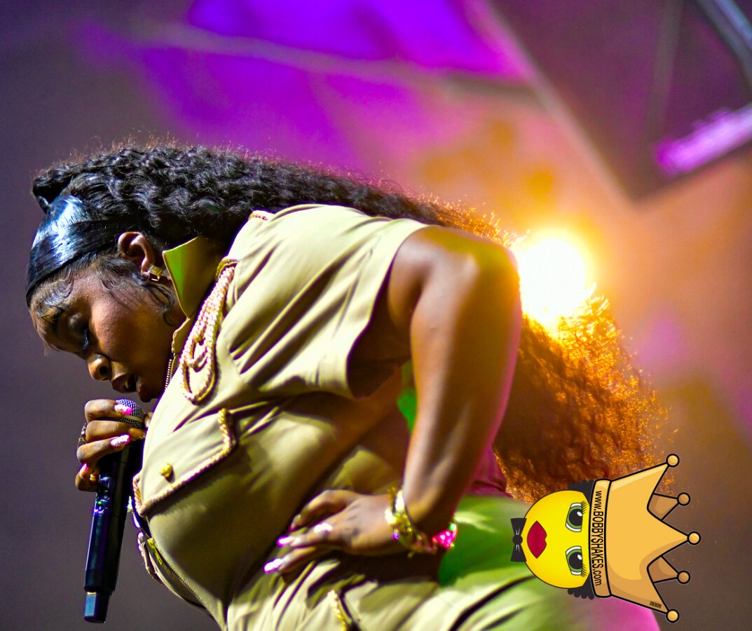 Machel Montano & Lady Lava performing live at Boston City Hall Plaza in Boston, MA, photographed by Bobby Shakes
