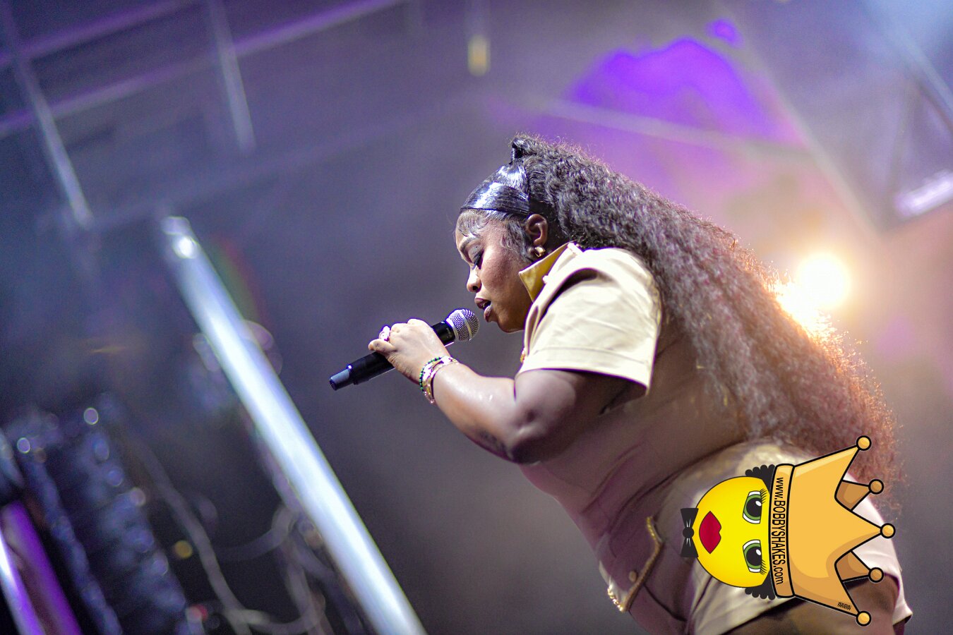 Machel Montano & Lady Lava performing live at Boston City Hall Plaza in Boston, MA, photographed by Bobby Shakes