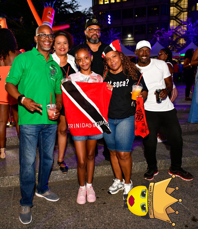 Machel Montano & Lady Lava performing live at Boston City Hall Plaza in Boston, MA, photographed by Bobby Shakes