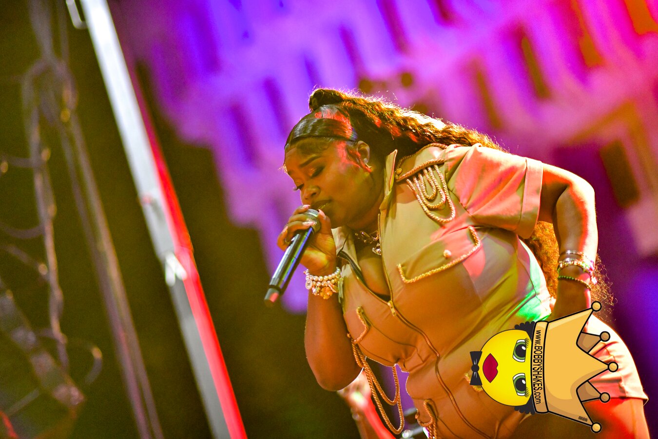 Machel Montano & Lady Lava performing live at Boston City Hall Plaza in Boston, MA, photographed by Bobby Shakes