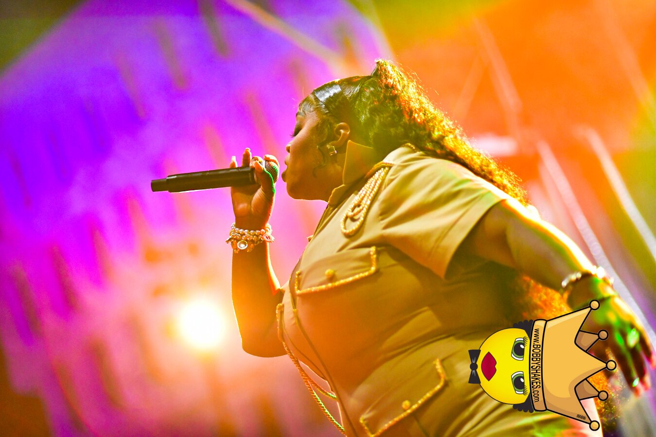 Machel Montano & Lady Lava performing live at Boston City Hall Plaza in Boston, MA, photographed by Bobby Shakes