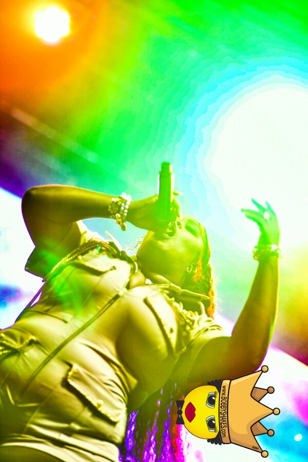 Machel Montano & Lady Lava performing live at Boston City Hall Plaza in Boston, MA, photographed by Bobby Shakes