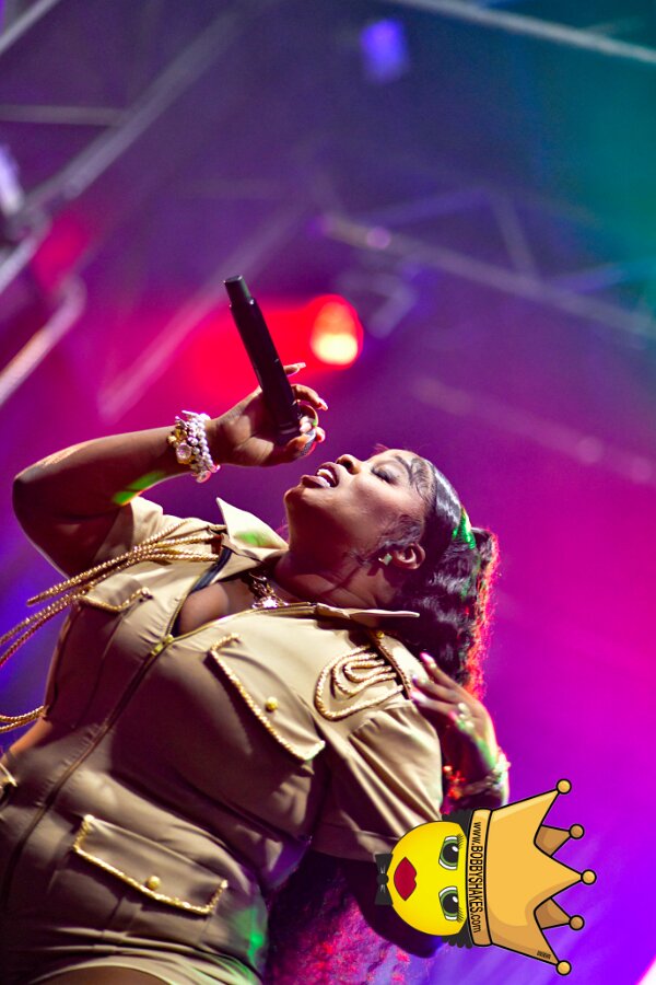 Machel Montano & Lady Lava performing live at Boston City Hall Plaza in Boston, MA, photographed by Bobby Shakes