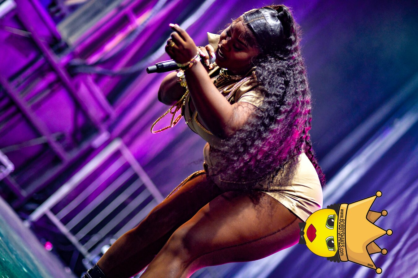 Machel Montano & Lady Lava performing live at Boston City Hall Plaza in Boston, MA, photographed by Bobby Shakes
