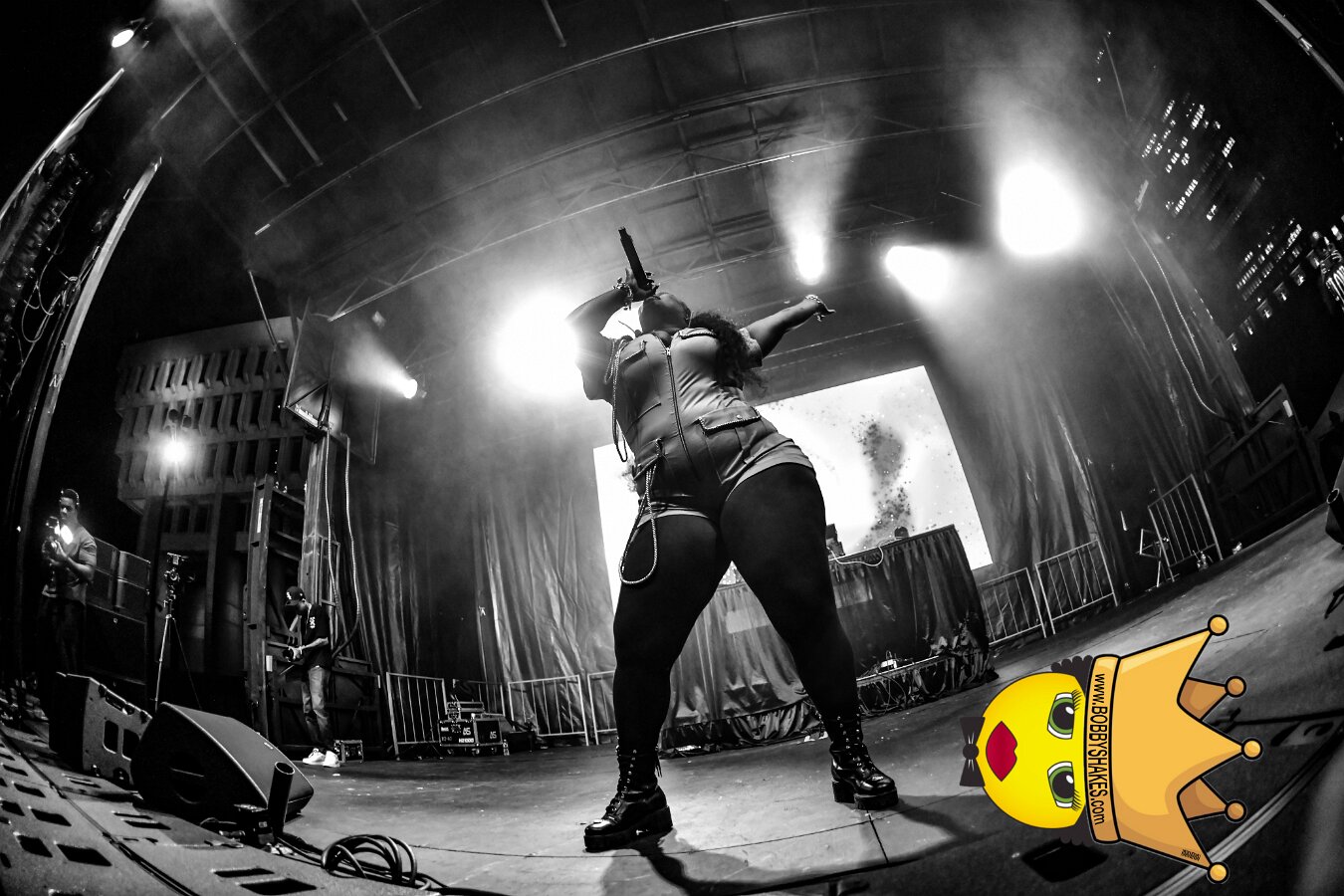 Machel Montano & Lady Lava performing live at Boston City Hall Plaza in Boston, MA, photographed by Bobby Shakes