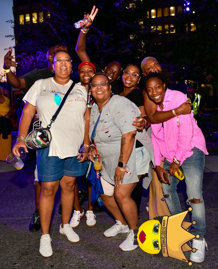 Machel Montano & Lady Lava performing live at Boston City Hall Plaza in Boston, MA, photographed by Bobby Shakes
