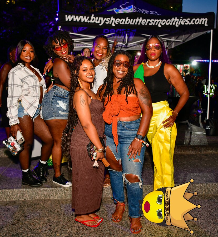 Machel Montano & Lady Lava performing live at Boston City Hall Plaza in Boston, MA, photographed by Bobby Shakes