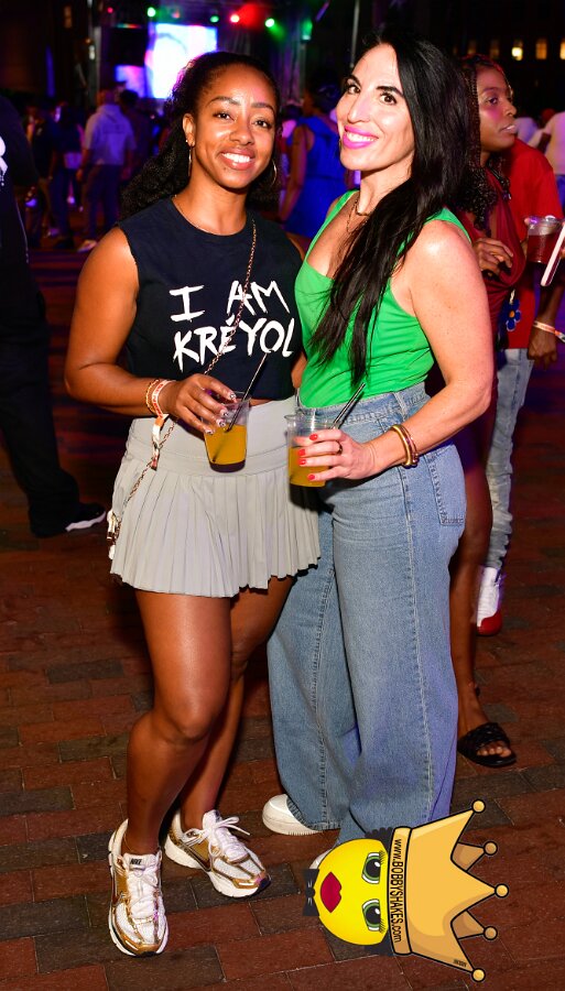 Machel Montano & Lady Lava performing live at Boston City Hall Plaza in Boston, MA, photographed by Bobby Shakes