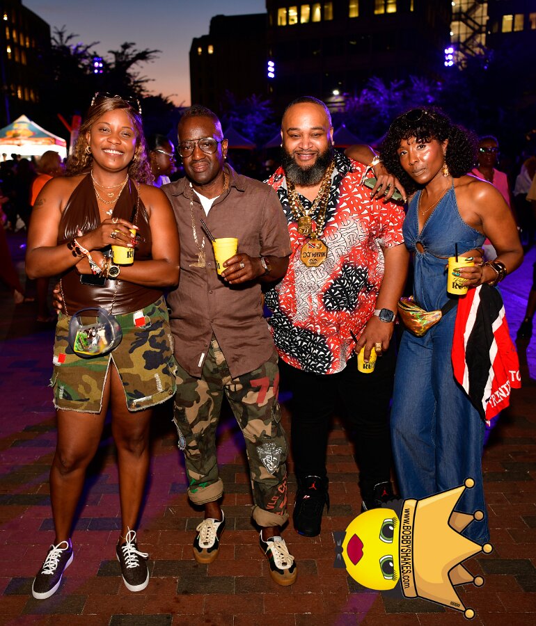 Machel Montano & Lady Lava performing live at Boston City Hall Plaza in Boston, MA, photographed by Bobby Shakes